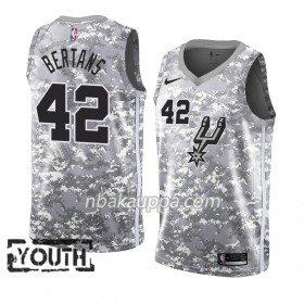 San Antonio Spurs Davis Bertans 42 2018-19 Nike Harmaa Pelipaidat Swingman - Lasten
